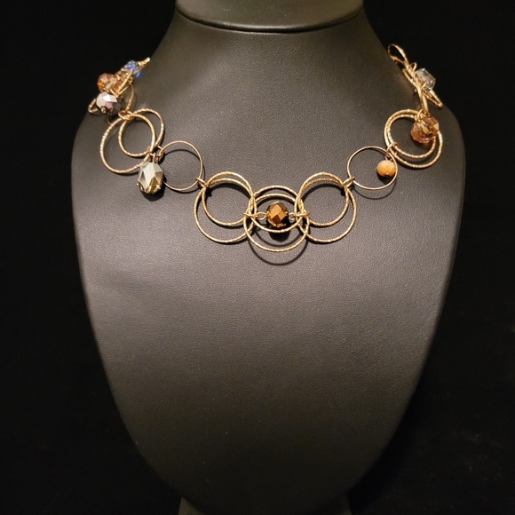 Jewelry - Estate Glass Vertigo Glass Beaded Necklace
